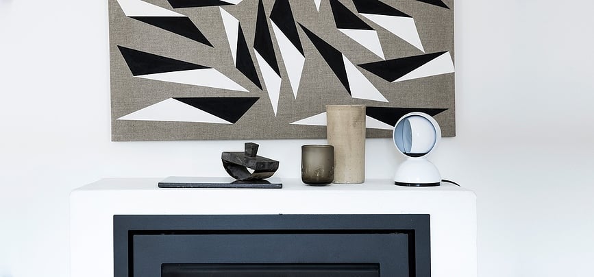 Lámpara de Mesa y Pared Eclisse, 18 cm, amarilla