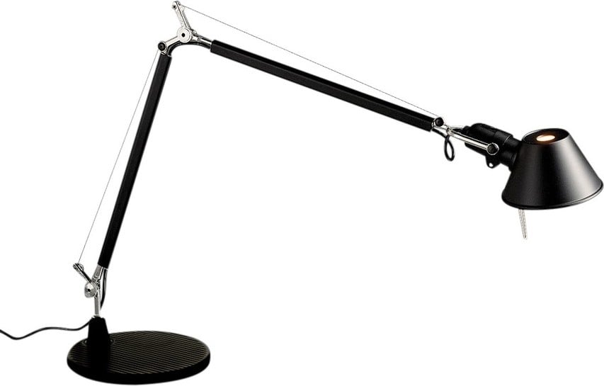 Lampka biurkowa Tolomeo Mini czarna