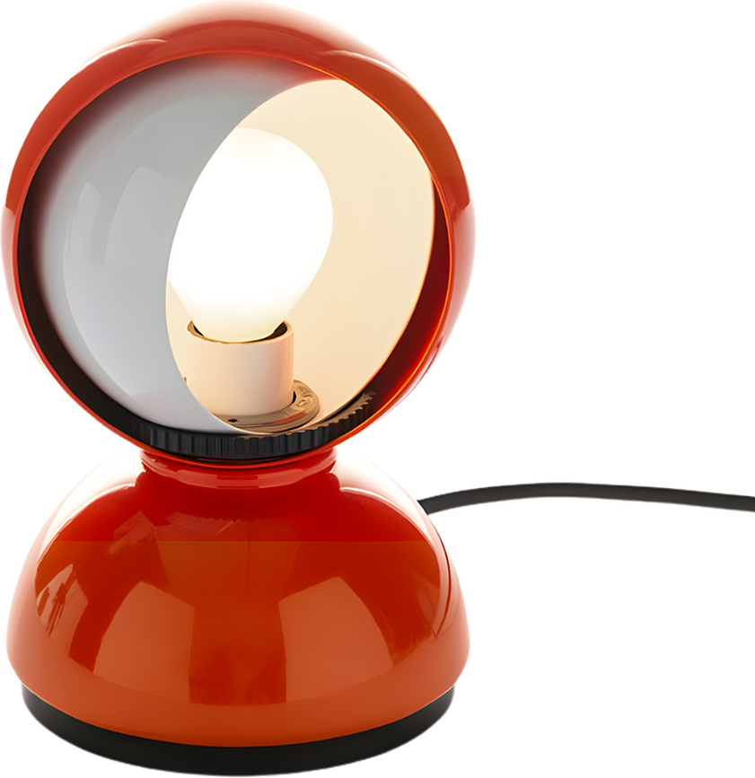 Stolová a nástenná lampa Eclisse 18 cm, oranžová