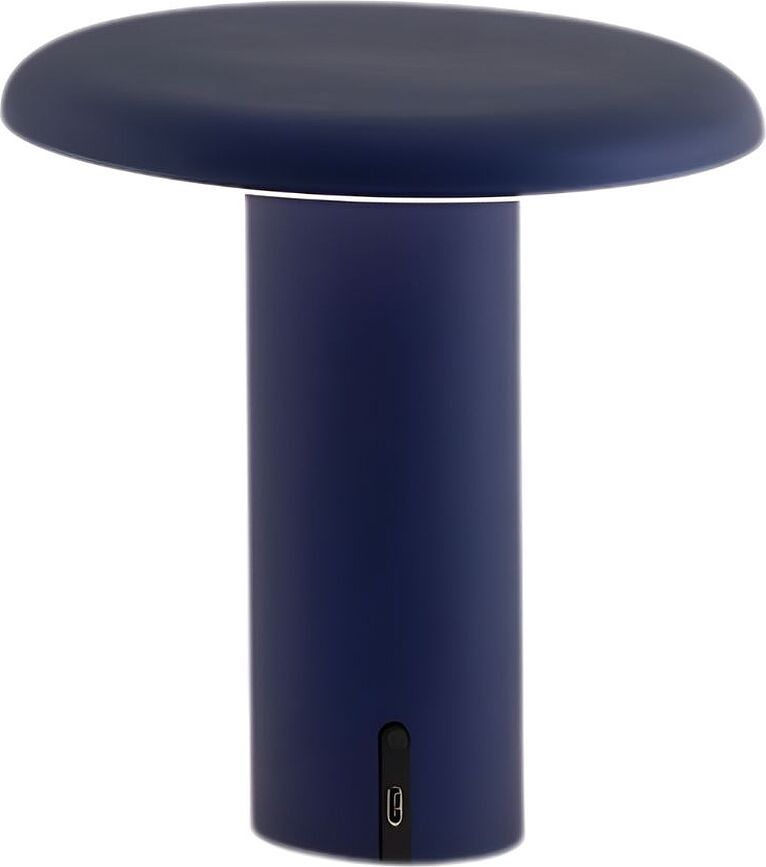 Stolová lampa bezdrôtová Takku modrá