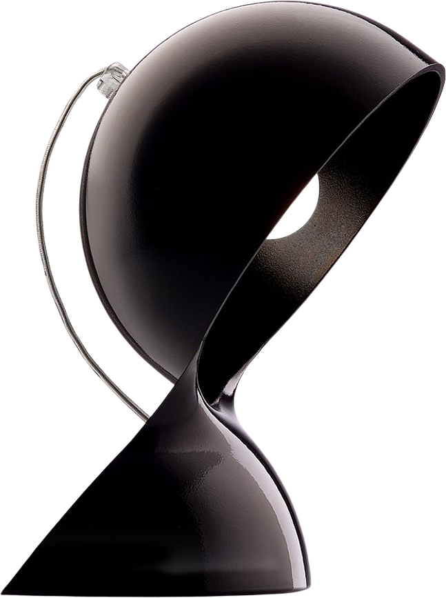 Stolová lampa Dalù 26 cm, čierna