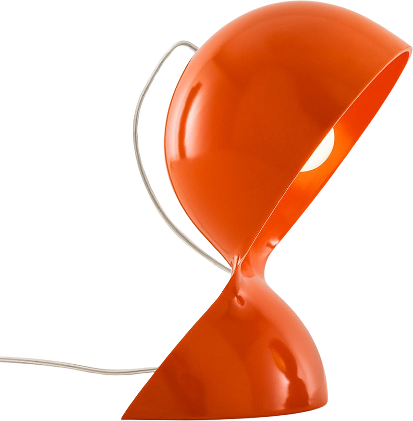 Stolová lampa Dalù 26 cm, oranžová