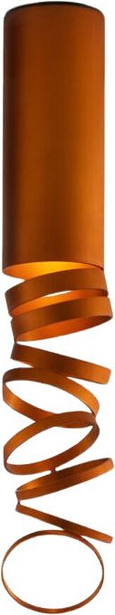 Stropná lampa Decomposé, oranžová
