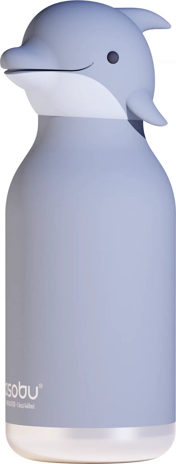 Bestie Animal Dolphin Thermosflasche mit Strohhalm 460 ml