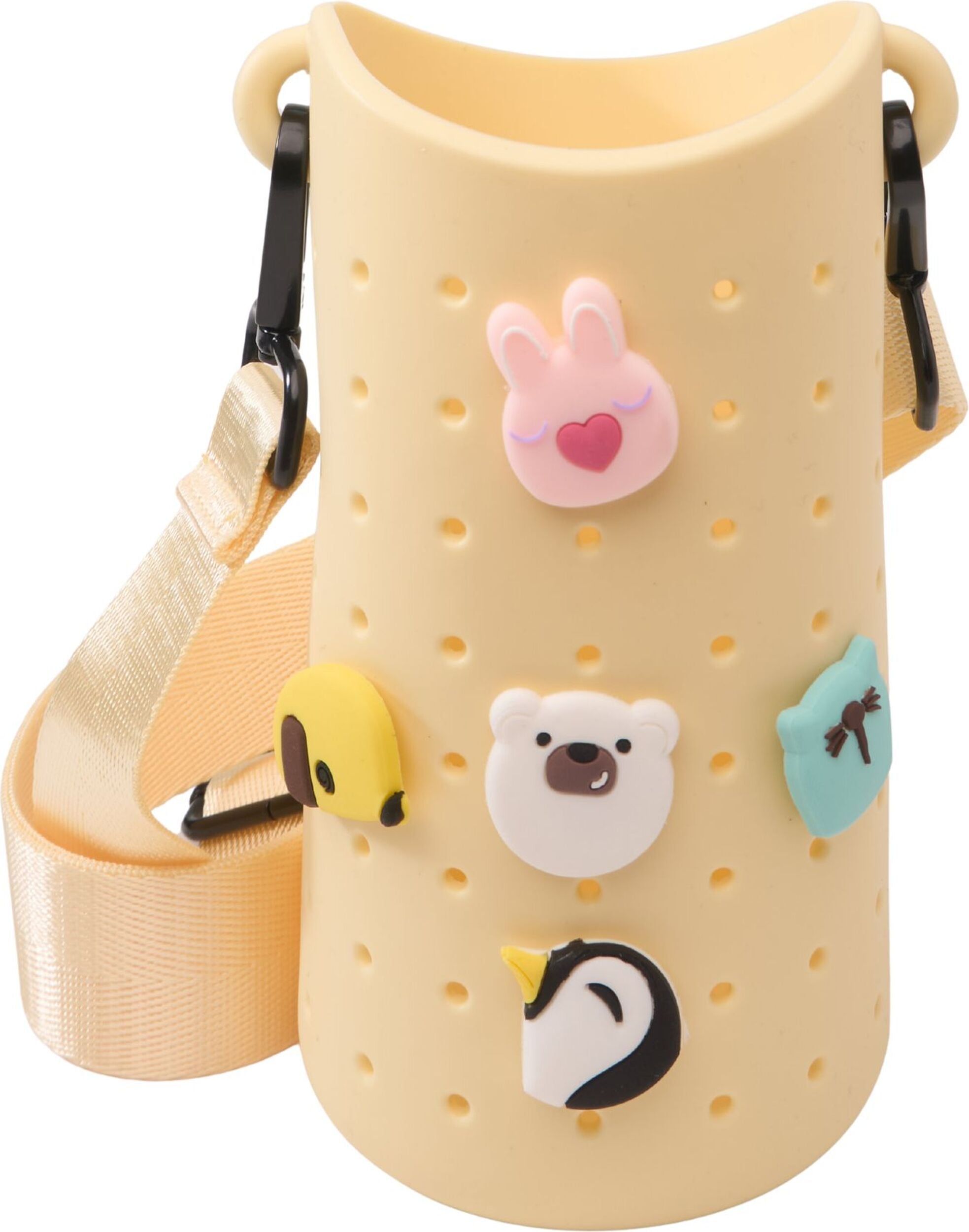 Bestie Sling Flaschenetui mit Riemen, gelb