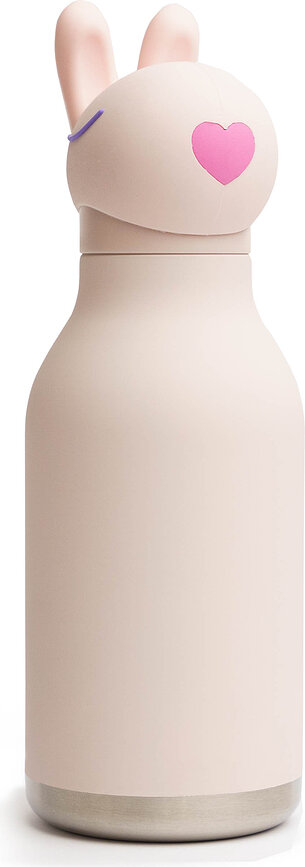 Bottiglia termica con cannuccia Bestie Animal Coniglio 460 ml