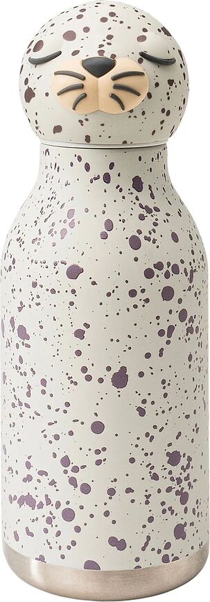 Bouteille isotherme avec paille Bestie Bottles Seal White 460 ml