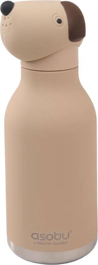 Bouteille isotherme avec paille Bestie Chien Brun 460 ml