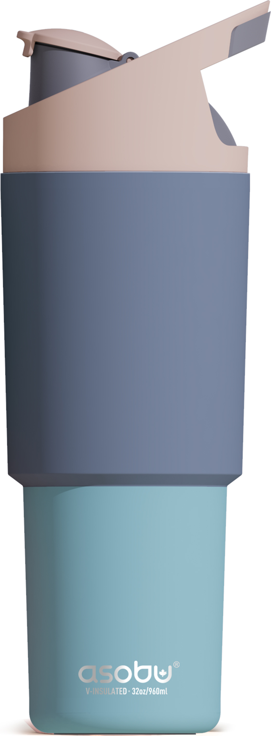 Cosmic Thermoflasche mit Strohhalm 1 l, pastellblau