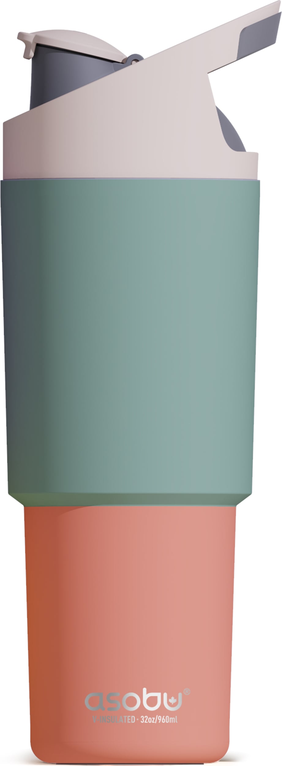 Cosmic Thermoflasche mit Strohhalm 1 l, pastellgrün