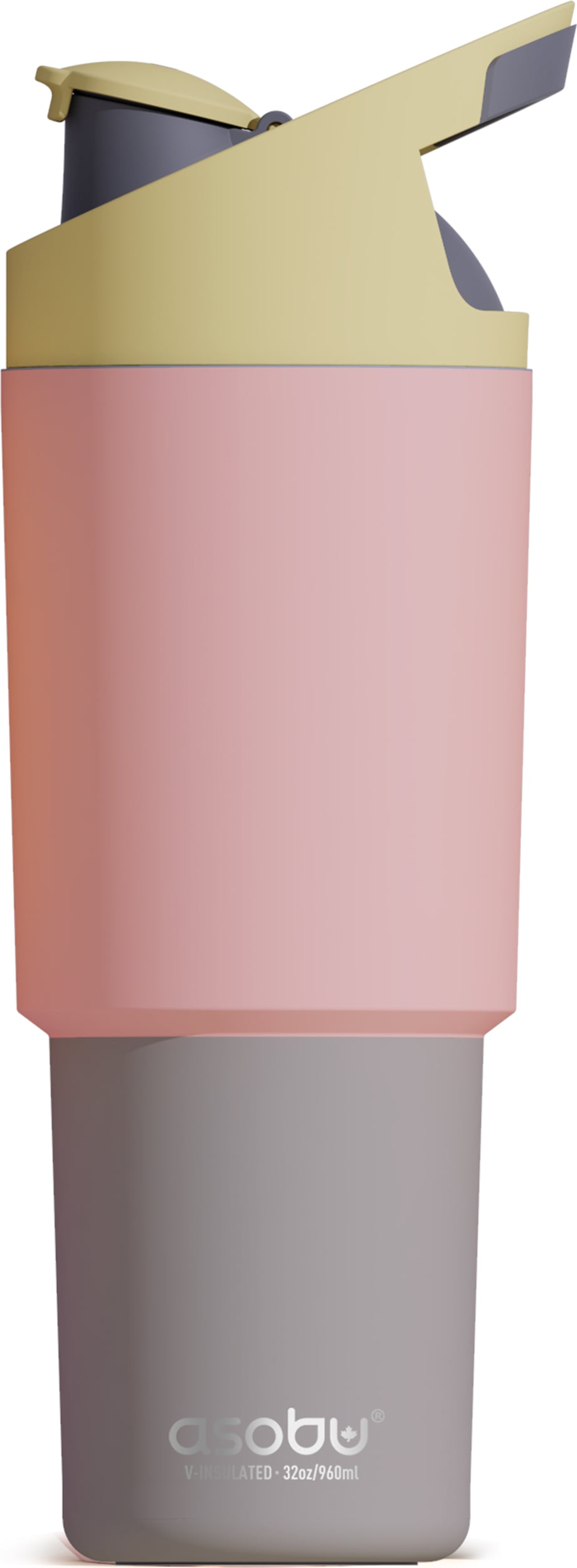 Cosmic Thermoflasche mit Strohhalm 1 l, pastellrosa
