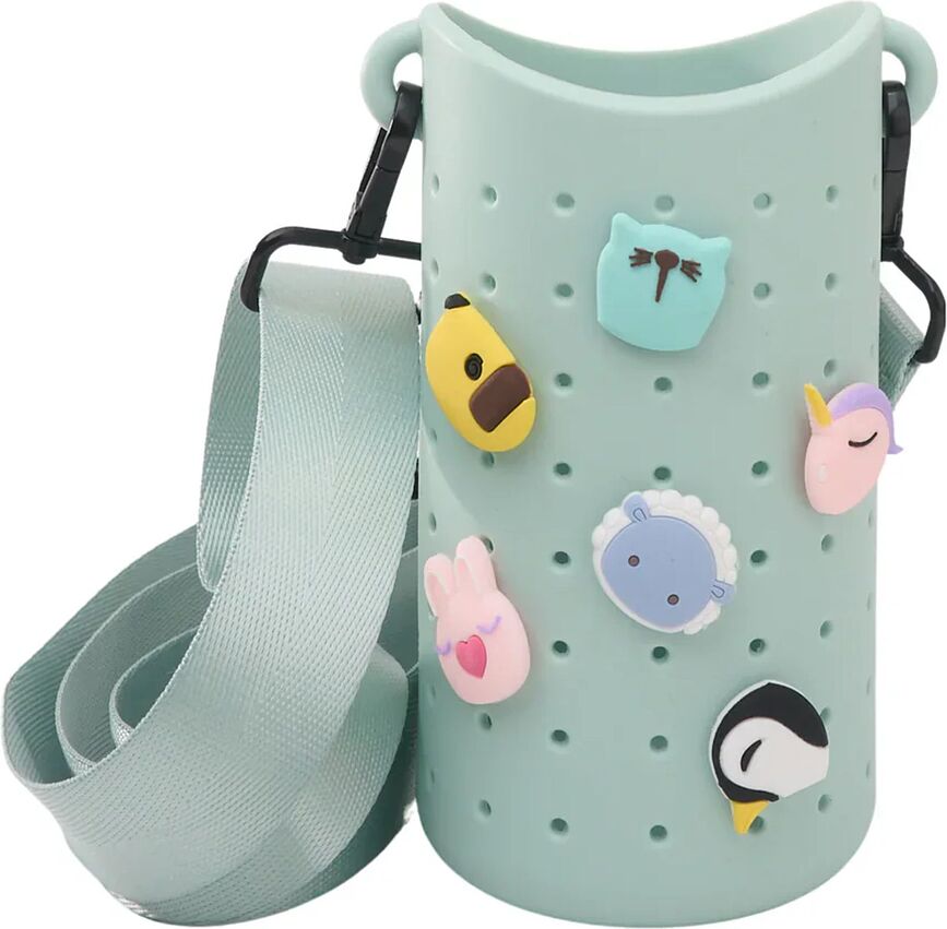 Etui na butelkę z paskiem Bestie Sling zielone