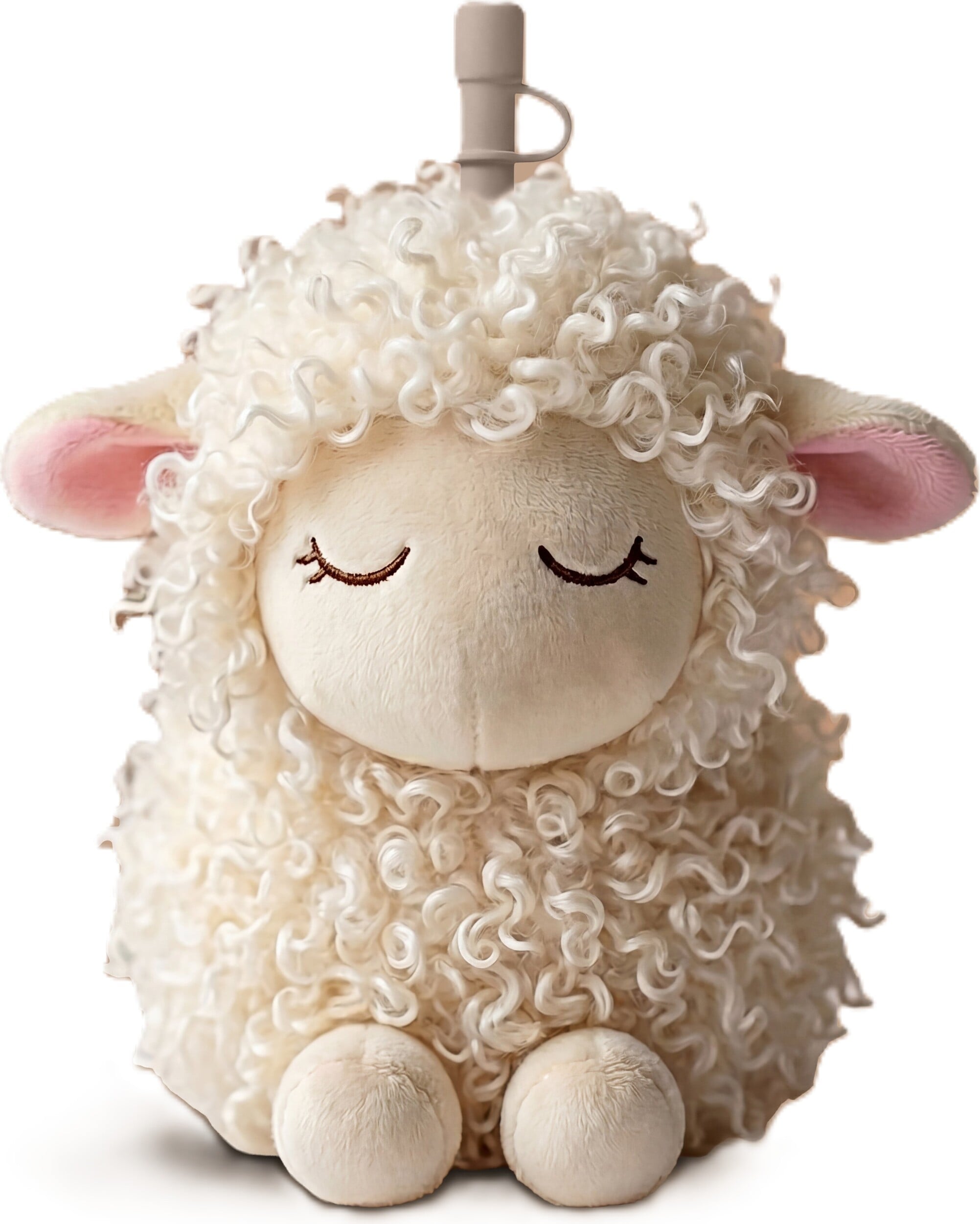 Fuzzie Thermoflasche mit Plüschhülle Sheep 360 ml