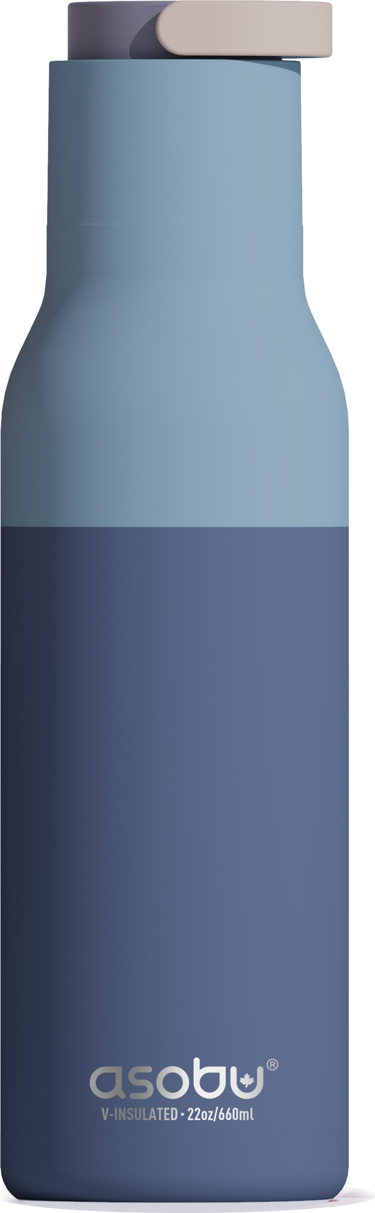 Metro Thermoflasche mit Strohhalm 600 ml, pastellblau