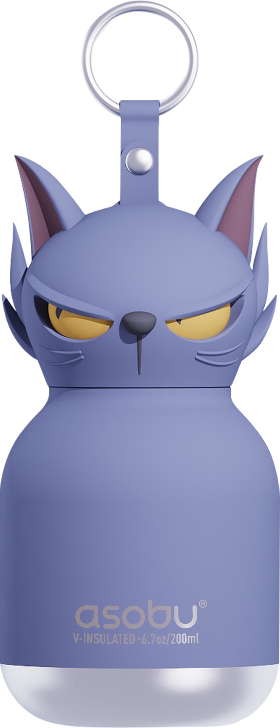 Mini Spookie Phantom Cat Thermoflasche mit Strohhalm 200 ml