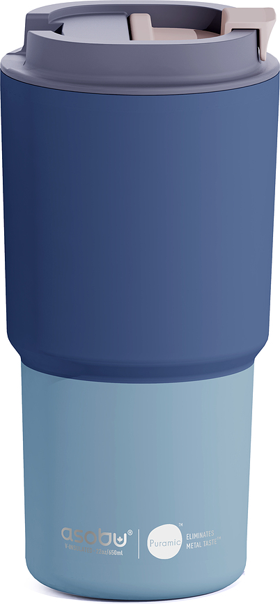 Mug isotherme Pick Me Up 650 ml, bleu pastel