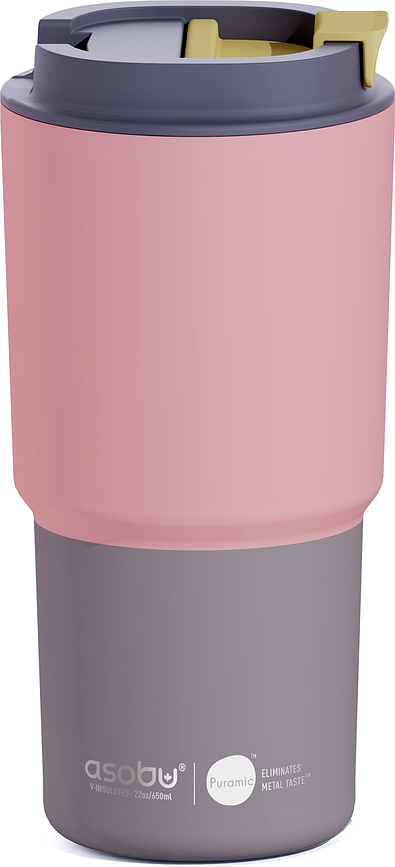 Mug isotherme Pick Me Up 650 ml, rose pastel