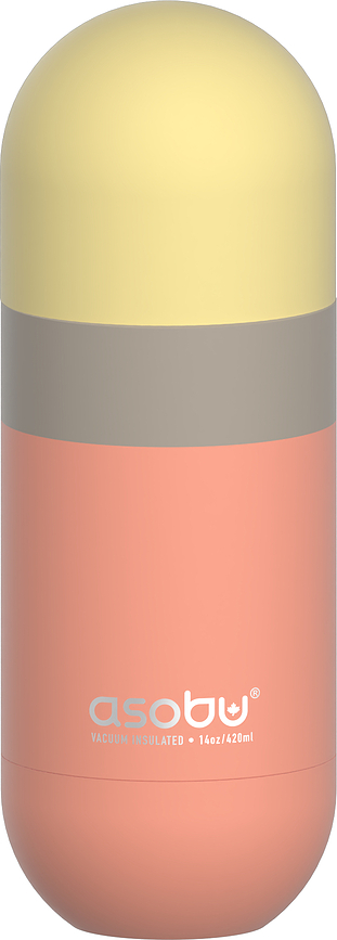 Orb termosflaska 420 ml, pastellorange
