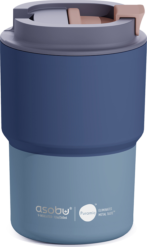 Tazza termica Coffee Express 360 ml, blu pastello