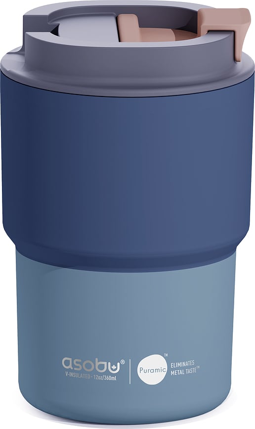 Термокружка Coffee Express 360 мл, пастельно-блакитна