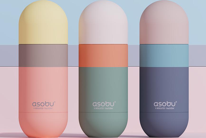 Termopudel Orb 420 ml, pastellroosa