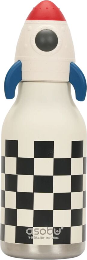 Termovka s slamico Bestie Bottles Rocket Checker 460 ml