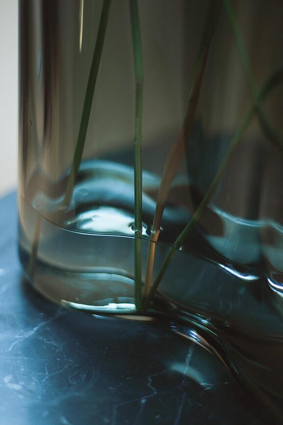 Aer Vase 19 cm, fumé