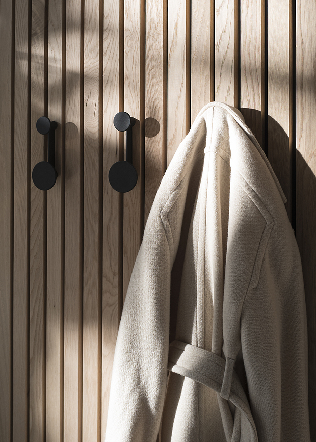 Afteroom Patère petite, noire