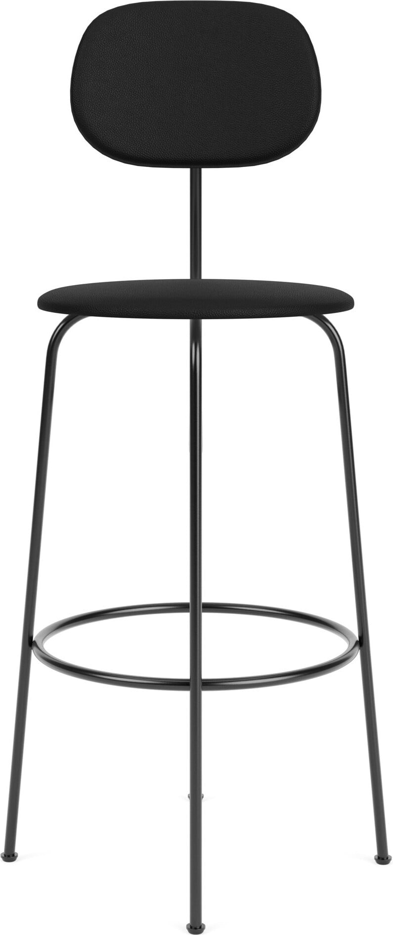 Afteroom Plus Barstuhl 107,5 cm schwarz aus Leder