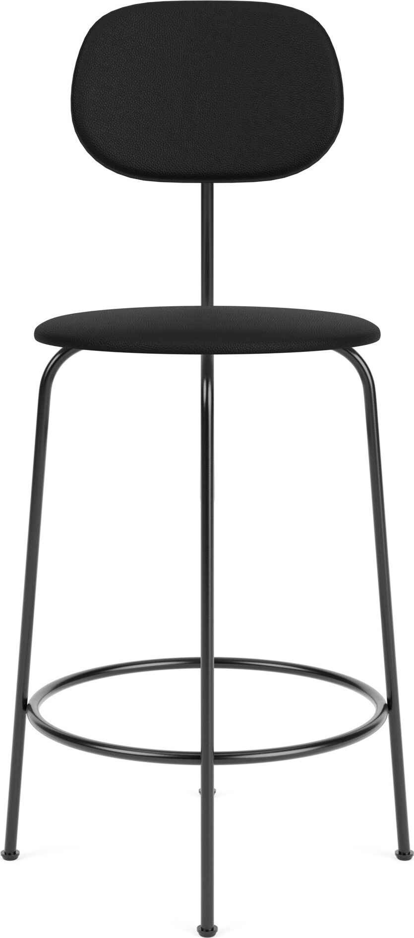 Afteroom Plus Barstuhl 97 cm schwarz aus Leder