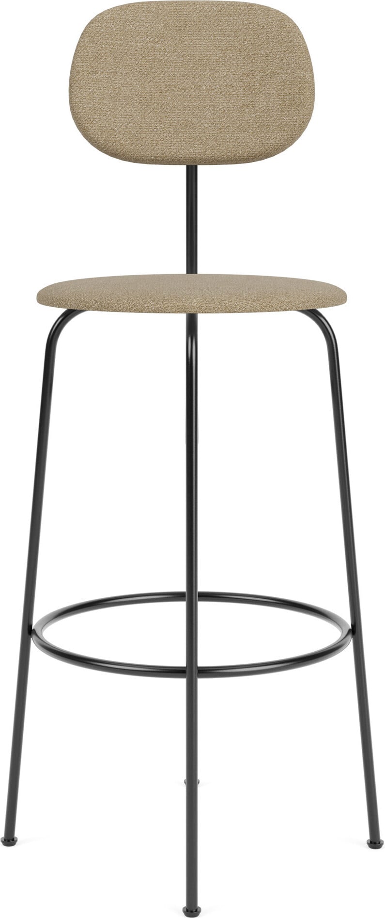 Afteroom Plus Bouclé Barstuhl 107,5 cm beige gepolstert