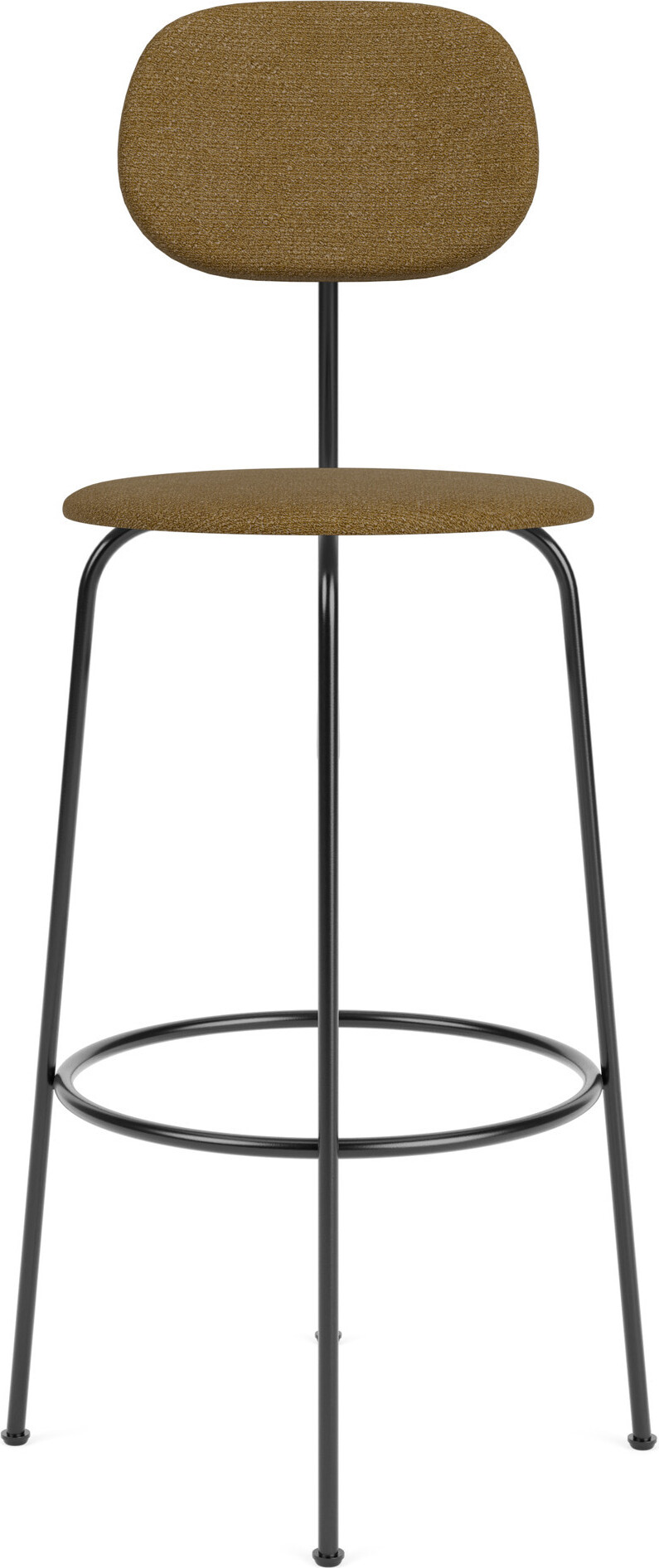 Afteroom Plus Bouclé Barstuhl 107,5 cm braun gepolstert