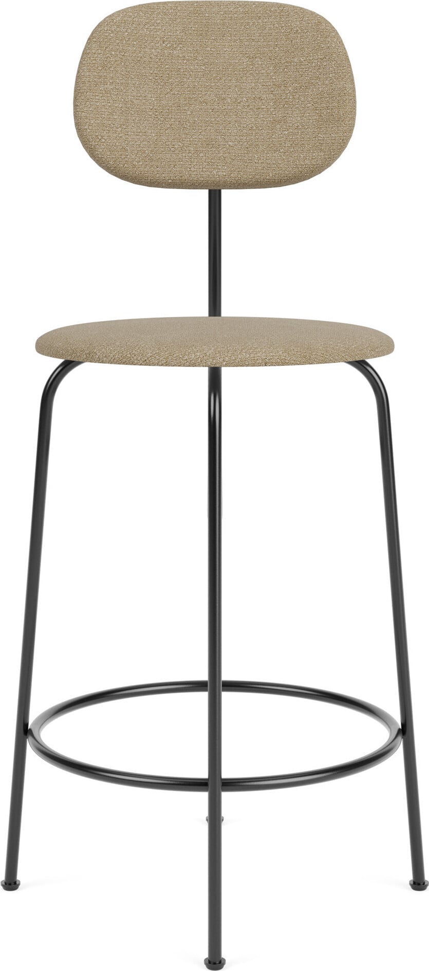 Afteroom Plus Bouclé Barstuhl 97 cm beige gepolstert