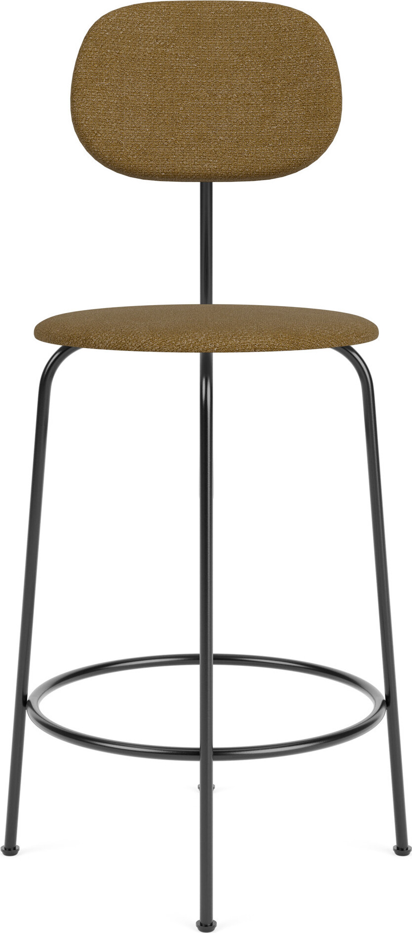 Afteroom Plus Bouclé Barstuhl 97 cm braun gepolstert