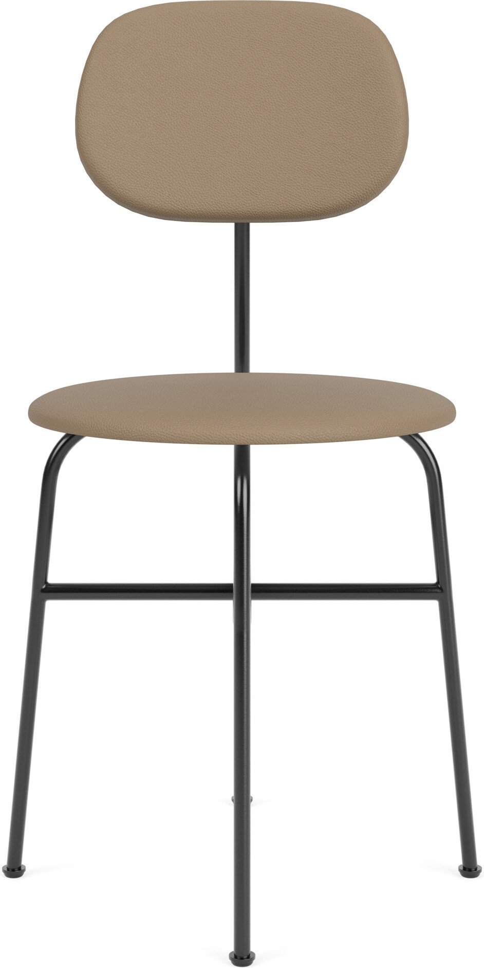 Afteroom Plus Stuhl 80 cm braun aus Leder