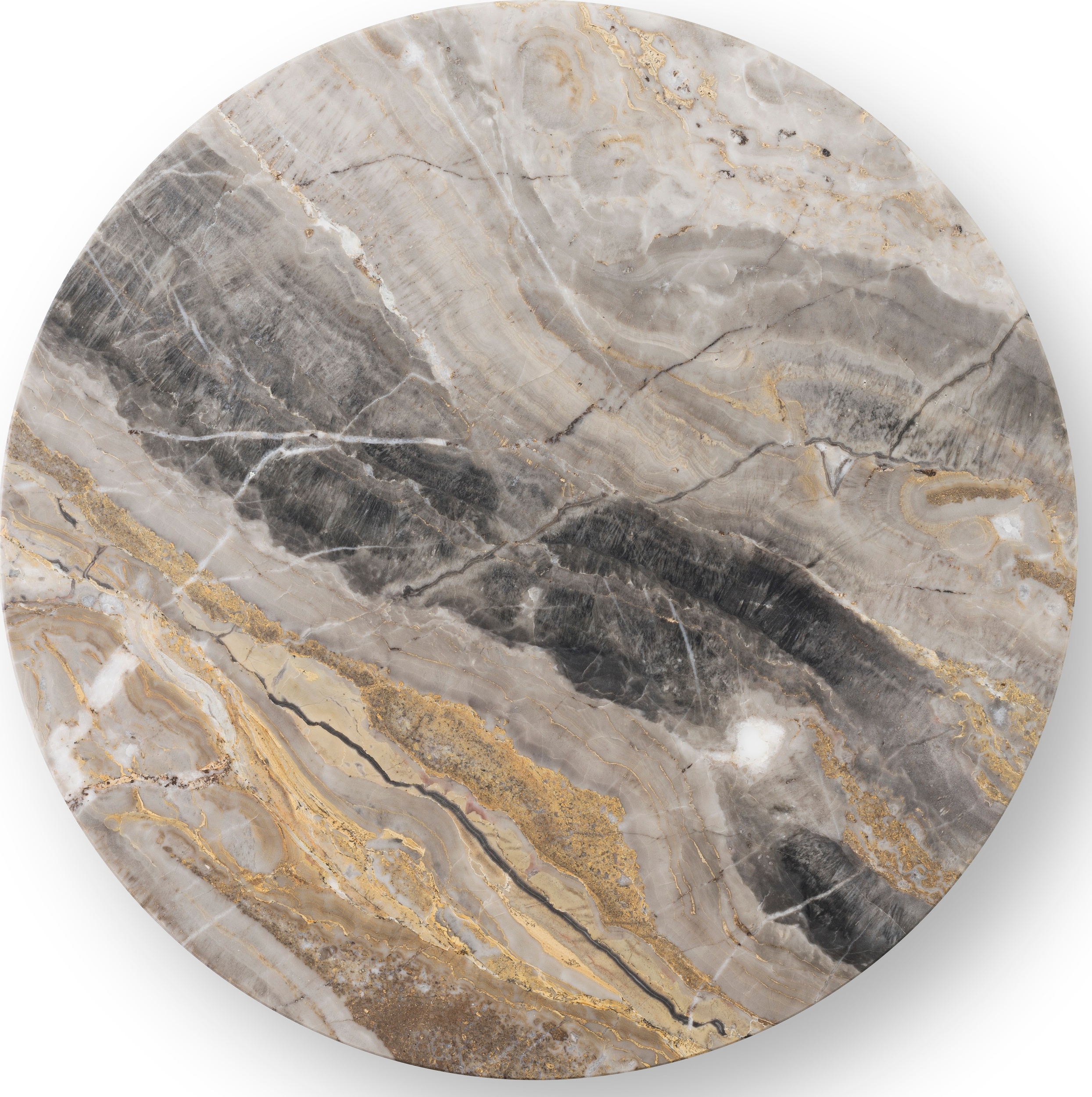 Androgyne Couchtischplatte, Grey Galaxy Marmor
