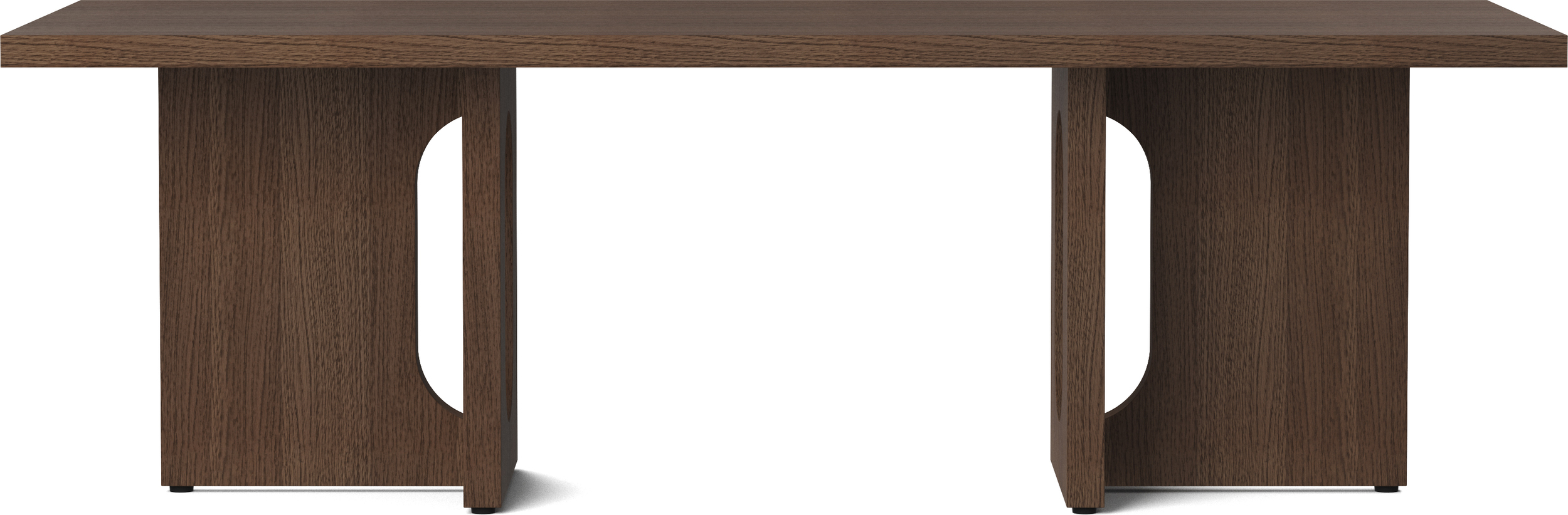 Androgyne Kaffeetisch 120 cm dunkle Eiche