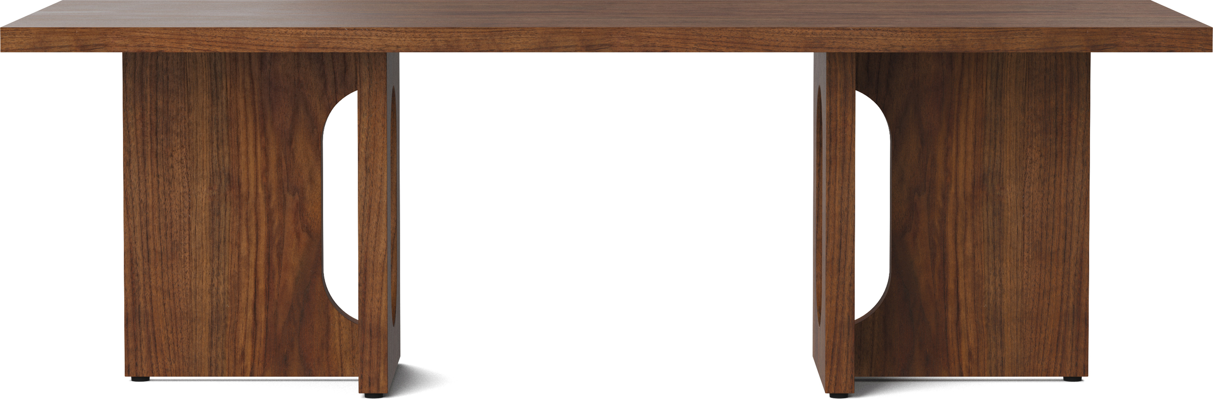 Androgyne Kaffeetisch 120 cm Nuss