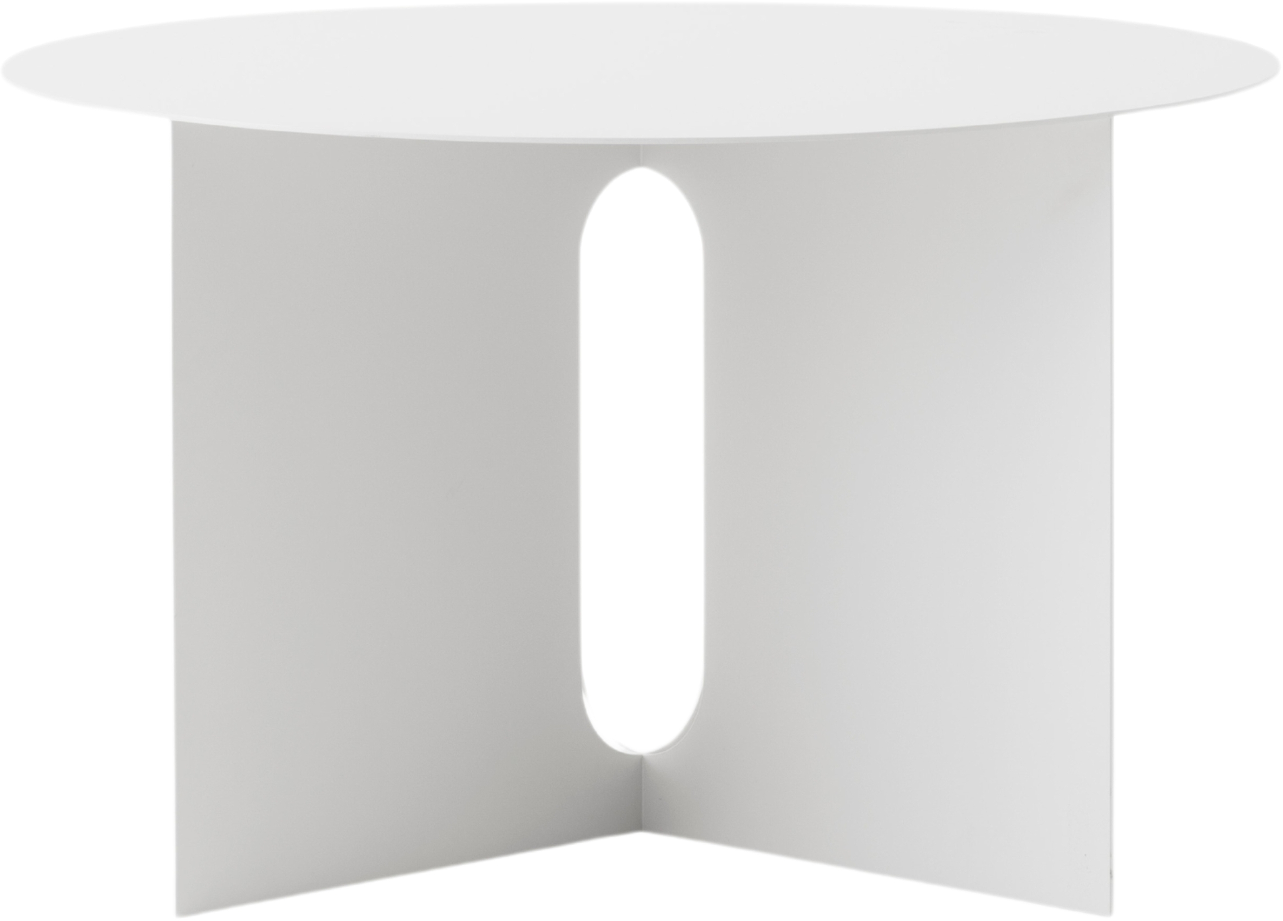 Androgyne Kaffeetisch 63 cm Elfenbein