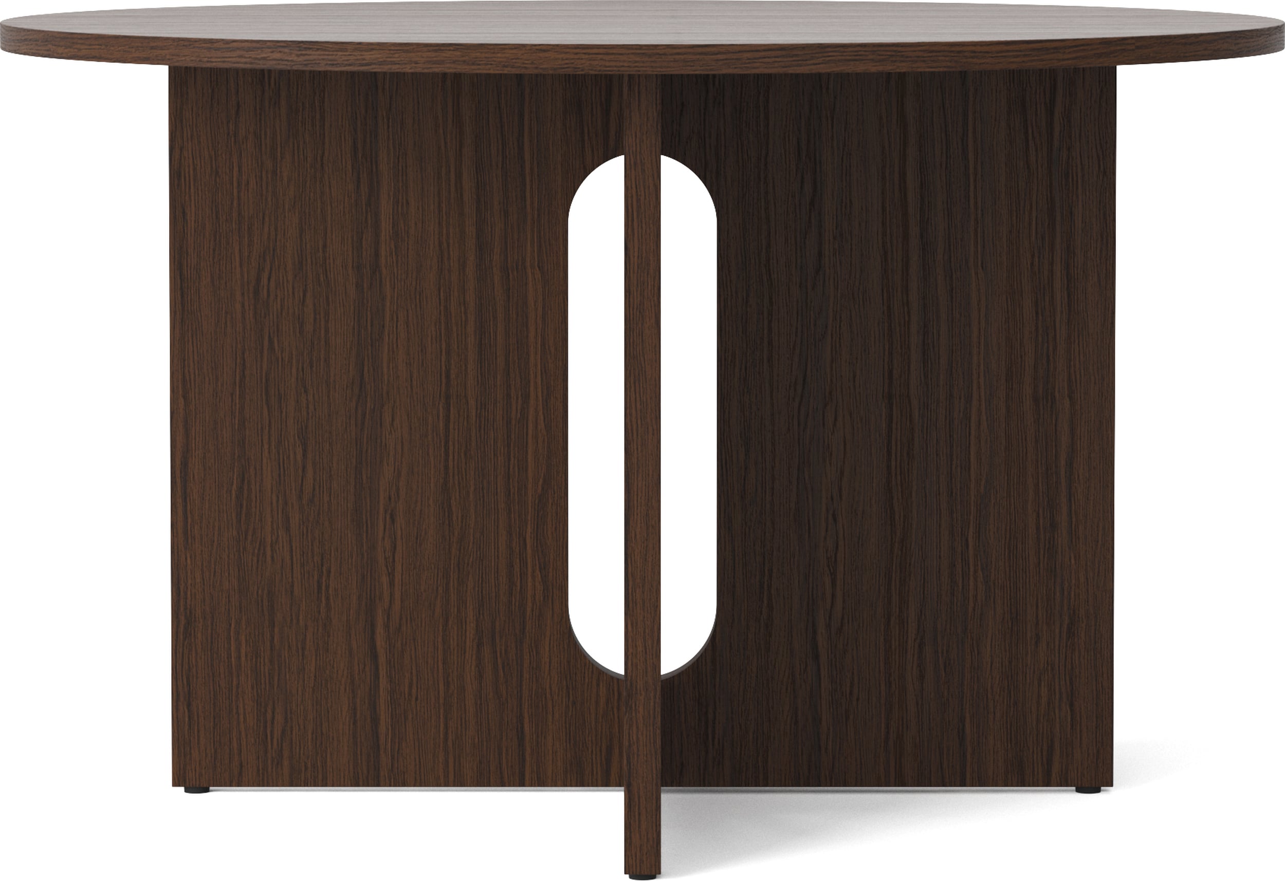 Androgyne Tisch 120 cm dunkle Eiche