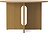 Androgyne Tisch 120 cm Eiche