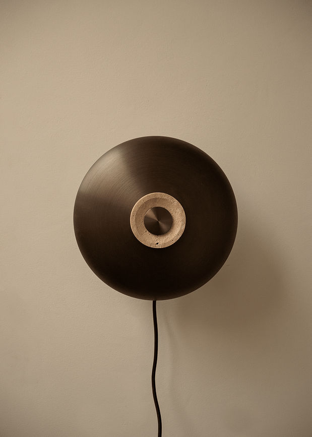 Aplique de pared regulable Reverse, con interruptor giratorio