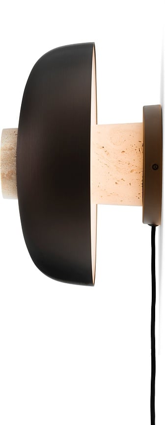 Aplique de pared regulable Reverse, con interruptor giratorio