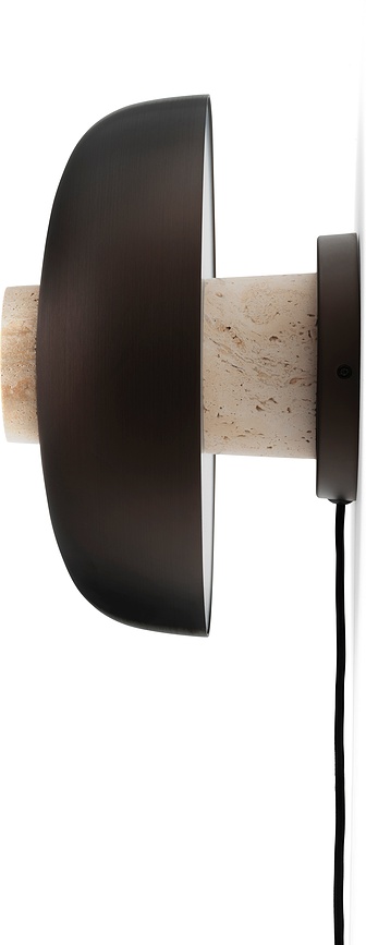 Aplique de pared regulable Reverse, con interruptor giratorio