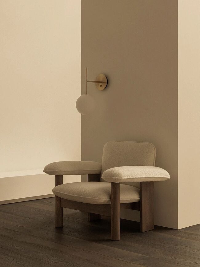 Aplique de pared suspendido TR Bulb, acero pulido