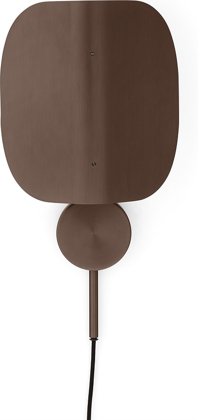 Applique murale Wing avec variateur, marron