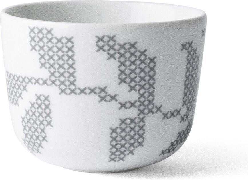 Azucarero Grey Leaves, diseño de hojas grises