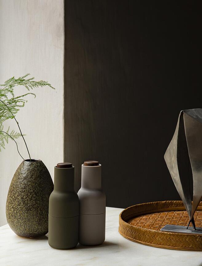 Bottle Grinder Mlinčki za sol in poper, roza, 2 kosa