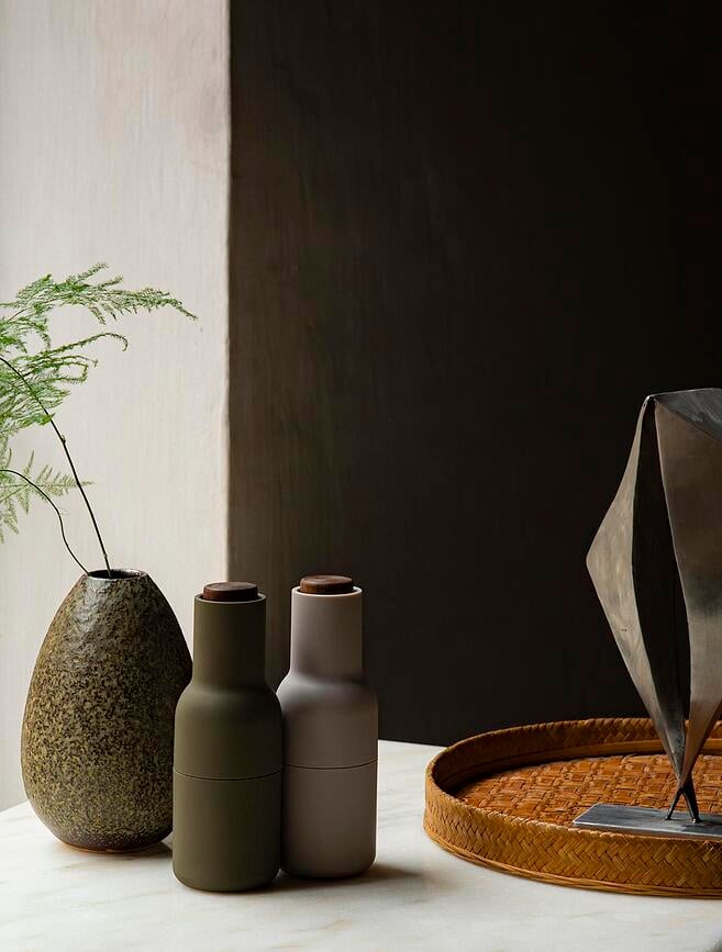 Bottle Grinder Μύλοι για αλάτι και πιπέρι, ροζ, 2 τμχ