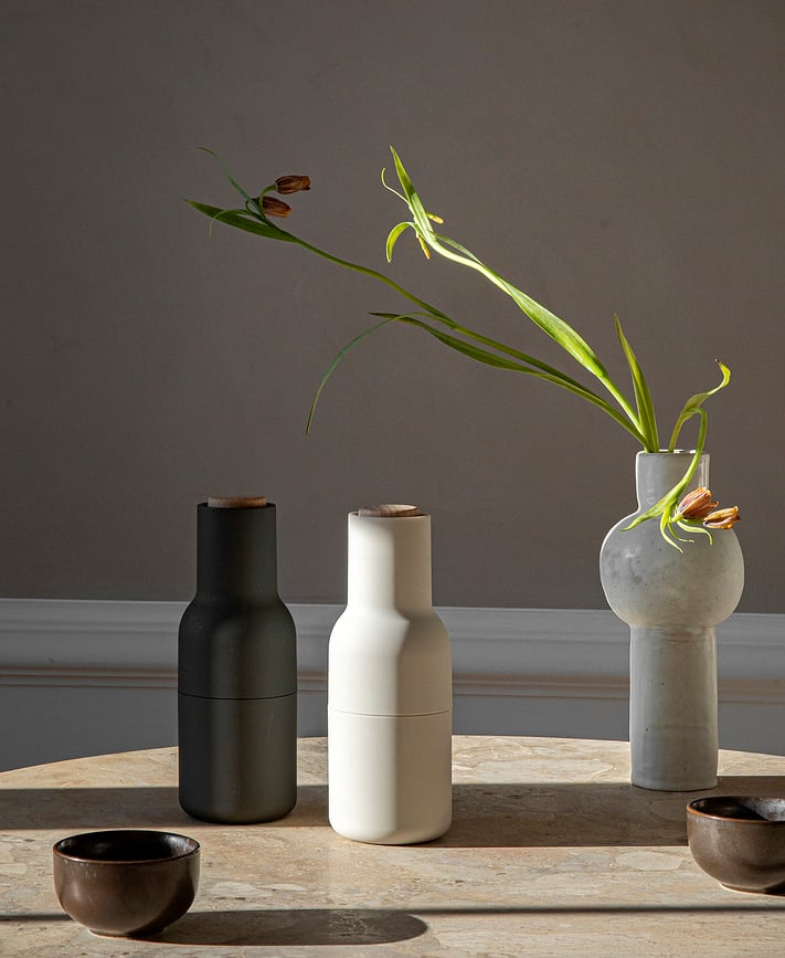 Bottle Grinder Μύλοι για αλάτι και πιπέρι, ροζ, 2 τμχ